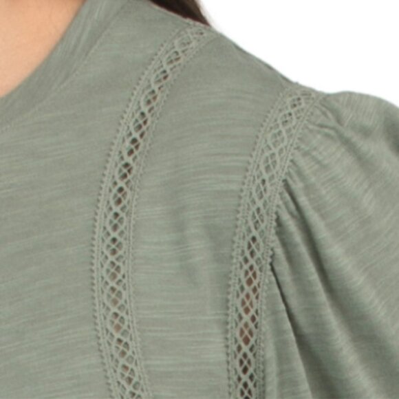 DEMOCRACY Long Sleeve Crew Neck Knit Top - Picture 3 of 3